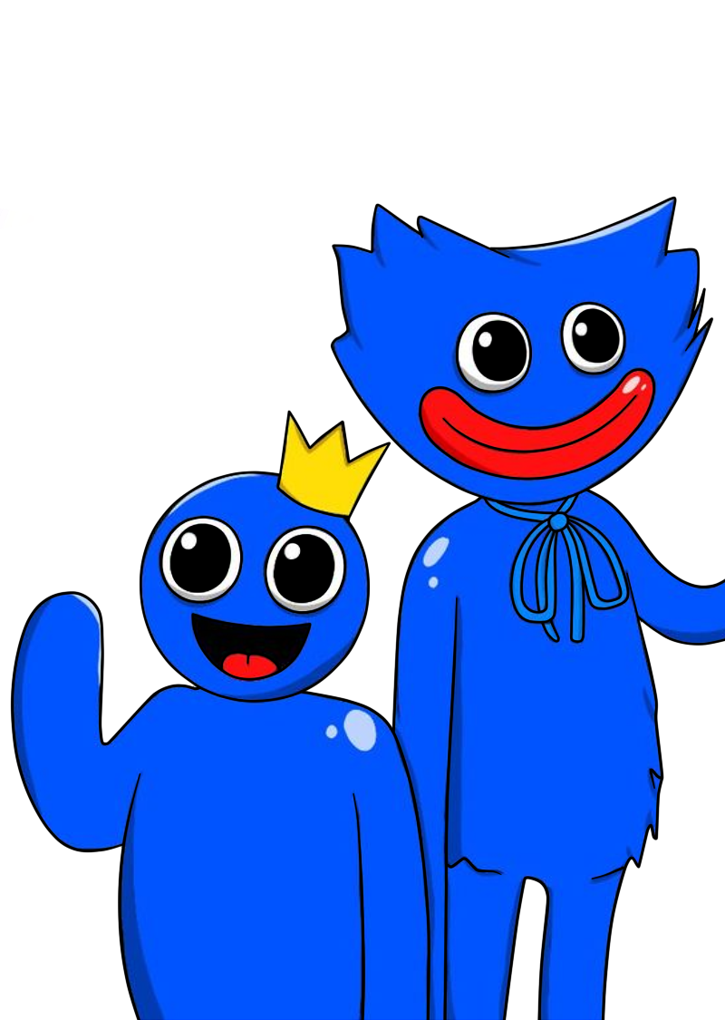 800x1125 Blue Rainbow Friends Cliparts