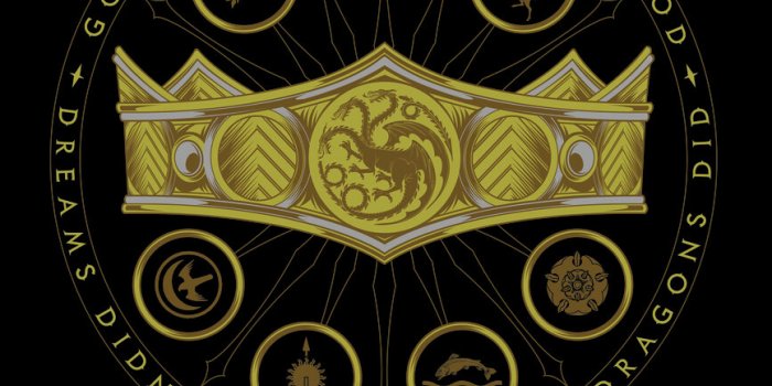 867x1300 House of Dragon - Crown Wall Mural | Buy online at Europosters