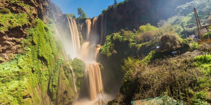 1332x850 Wallpaper Waterfall, Waterfall, Morocco, Morocco images for desktop,  section природа - download