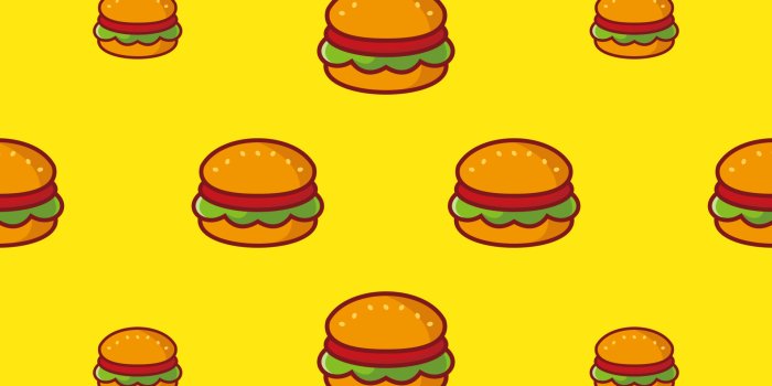 1920x1920 Cute funny cartoon character burger on background.Vector cartoon kawaii  character illustration design on wallpaper 7168534 Vector Art at Vecteezy