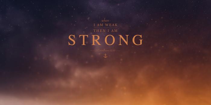 1920x1080 Wednesday Wallpaper: Then I Am Strong - Jacob Abshire