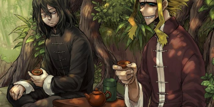 1280x1024 My Hero Academia - Shouta Aizawa (Eraserhead) & Toshinori Yagi (All Might)  HD wallpaper download