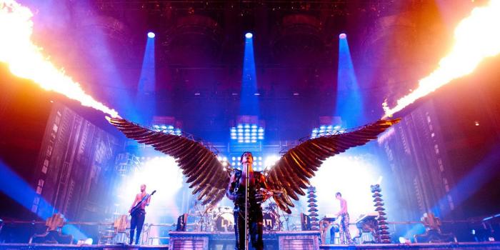 1332x850 Wallpaper fire, scene, Germany, concert, Rammstein, Angle, the Germans,  Rammstein, Lindemann, Engel, Till. Lindemann, Thill images for desktop,  section музыка - download