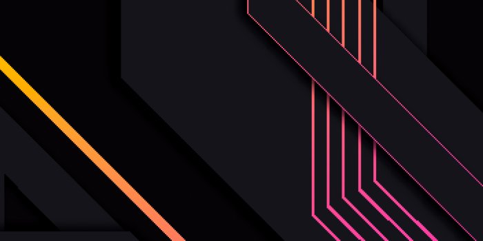 2818x5949 Abstract geometry wallpapers bring color and gradients to iPhone