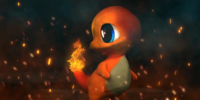 1400x1050 Charmander having fun HD wallpaper download
