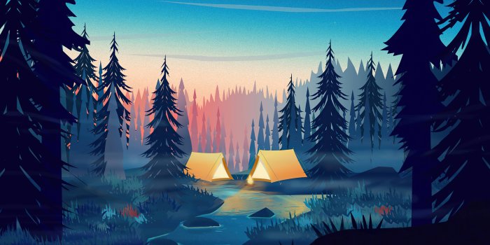 3840x2160 Camping Minimalism 4k, HD Artist, 4k Wallpapers, Images, Backgrounds,  Photos and Pictures