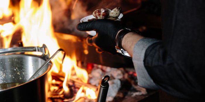 736x1104 Top chef- cooking with fire - black aesthetic - food event - seafood- chef  | Cooking photography, Cooking art, How to cook pasta