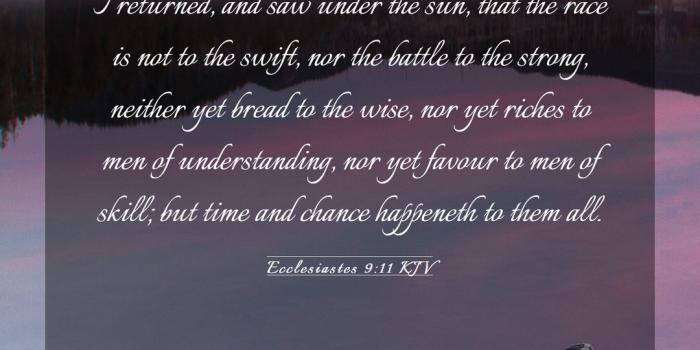 1080x1920 Ecclesiastes 9:11 KJV Mobile Phone Wallpaper - I returned, and saw under  the sun, that the race