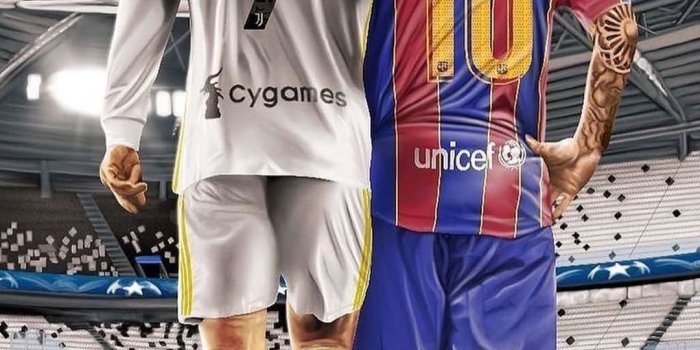 1080x1920 Messi And Ronaldo Wallpaper - TubeWP