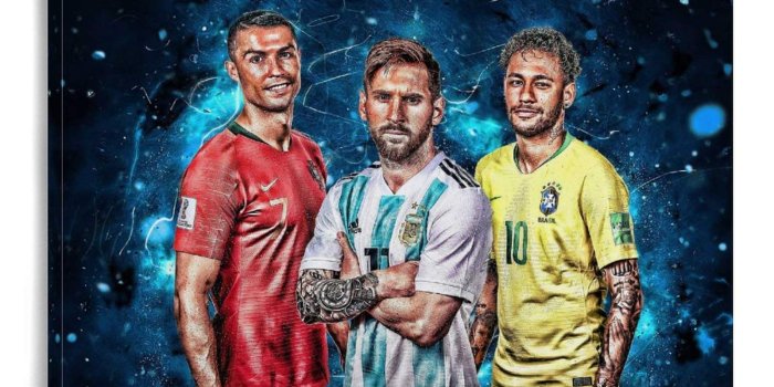1600x1600 Amazon.com: Cristiano Ronaldo Lionel Messi Neymar Jr Wallpapers Football  Comprehensive Poster Famous Sports Star Poster Poster Canvas Wall Art Print  Decorative Painting Artwork 12x18inch(30x45cm) : Everything Else
