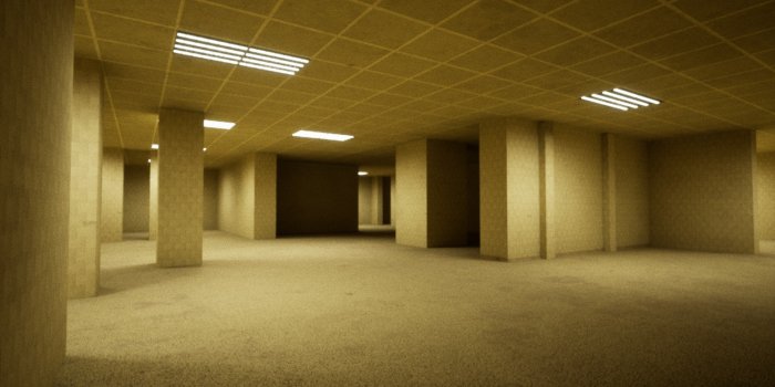 1920x1080 The Backrooms + Camcorder in Blueprints - UE Marketplace