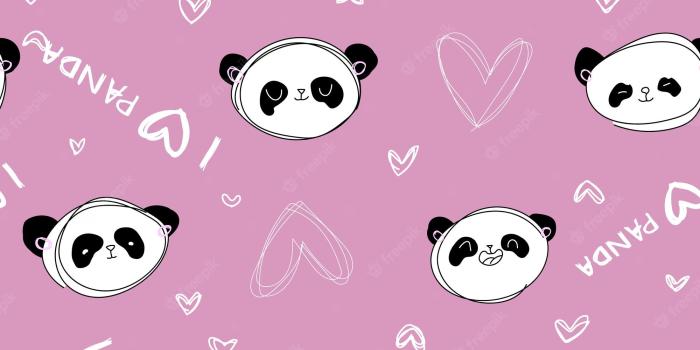 2000x2000 Pink Panda Wallpapers and Backgrounds 4K, HD, Dual Screen