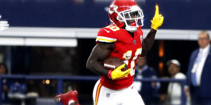 1920x1080 Chiefs WR Tyreek Hill loves to show off his speed to defenders | NBC Sports