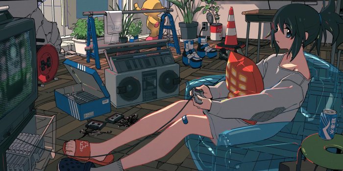 2048x1536 Gamer Girl 4K wallpaper download