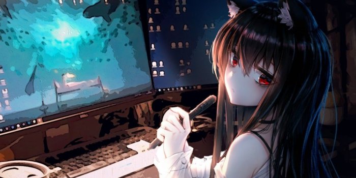 1280x1024 Gamer Girl Anime Cat Wallpapers - Top Free Gamer Girl Anime Cat Backgrounds  - WallpaperAccess