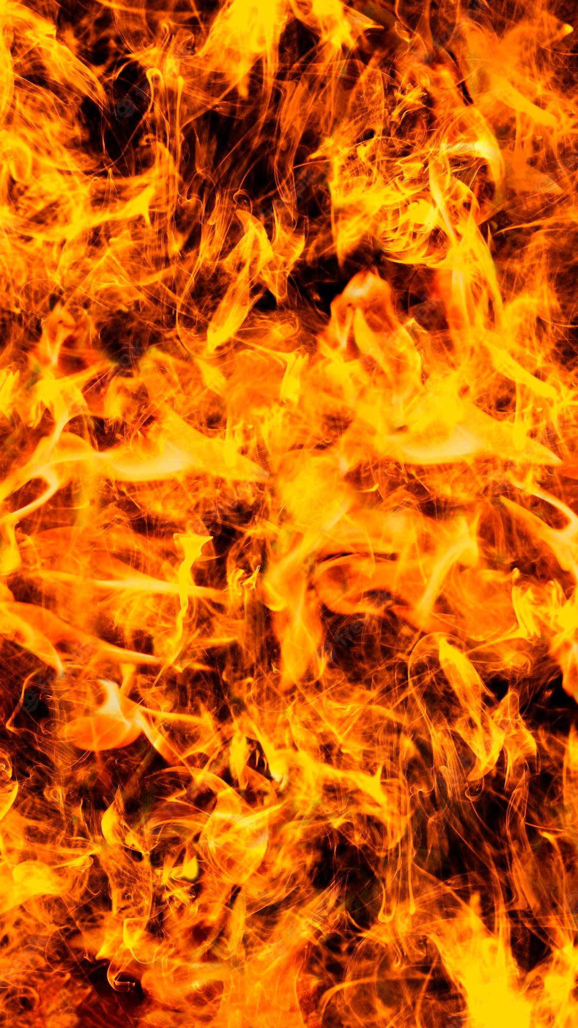1125x2000 Free Photo | Abstract fire iphone wallpaper, realistic burning flame image