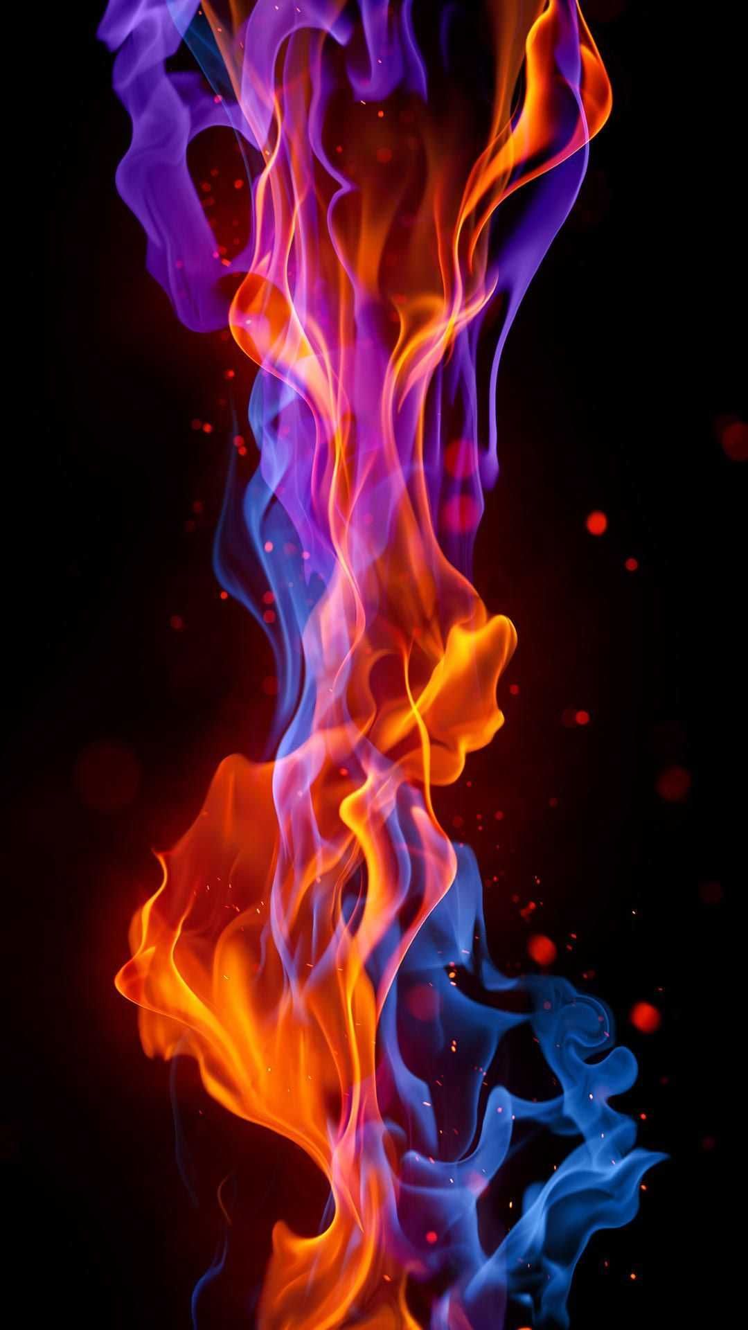 1080x1920 Fire Wallpaper Browse Fire Wallpaper with collections of Abstract, Black,  Blue, Cool, Fire. https://www.… | Best iphone wallpapers, Flame art, Live  wallpaper iphone