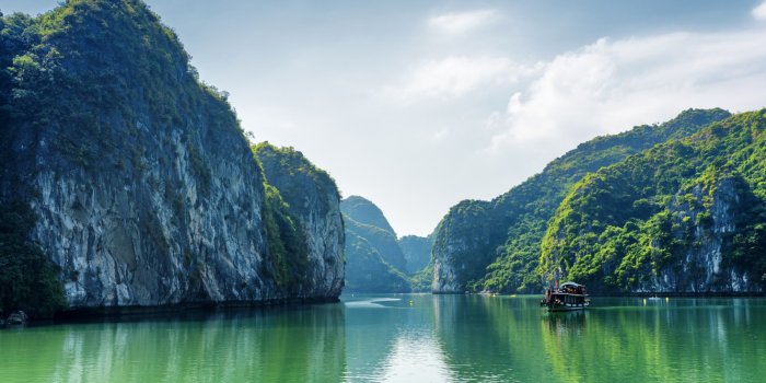 1332x850 Wallpaper Nature, Sea, Rock, Bay, Vietnam, Bay, Halong Bay images for  desktop, section природа - download