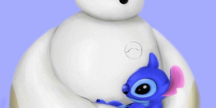 1024x1344 Stich And Baymax Wallpapers