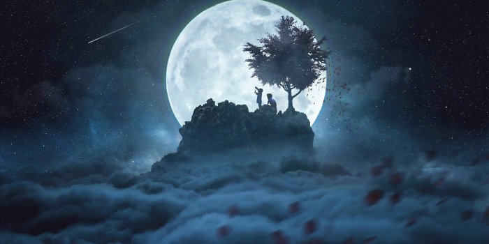 3840x2160 4k Talking to the Moon Wallpaper, HD Artist 4K Wallpapers, Images, Photos  and Background - Wallpapers Den