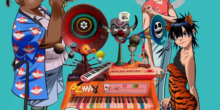 1125x2436 iPhone X friendly Song Machine wallpaper - link to high quality and home  screen (no art) version in comments : r/gorillaz