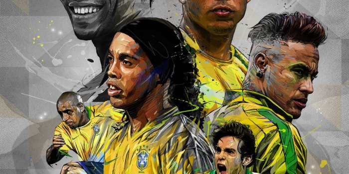 1765x1920 Download Brazil National Football Team Hall Of Fame Players Wallpaper |  Wallpapers.com
