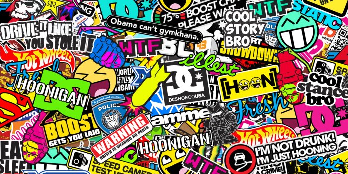 1600x1072 47+] Sticker Bomb Wallpaper HD - WallpaperSafari