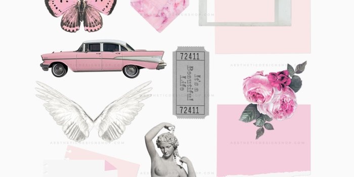 1500x2250 Vintage Pink Tech Aesthetic Set: stickers, wallpapers, desktop organizer,  phone and computer app icons ⋆ The Aesthetic Shop
