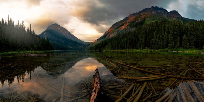 3840x2160 Sunrise Jasper Mountain Lake In The Canadian Rockies 4k Ultra Hd Wallpapers  For High Resolution Computer And Lapto : Wallpapers13.com