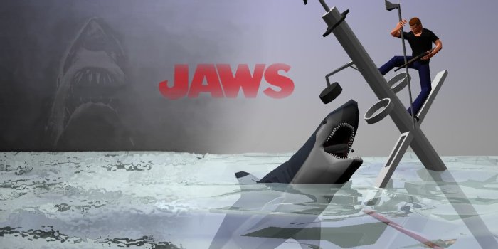 1280x768 Jaws 3D Wallpaper by davislim | Jaws movie, Jaw, Horror films
