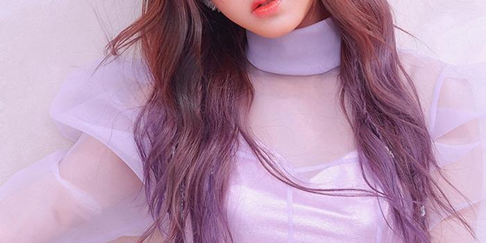 1125x2436 hs28-girl-kpop-izone-cute-purple-wallpaper