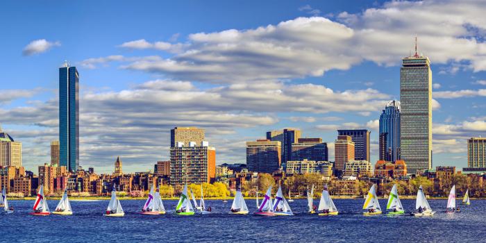 3200x1098 Boston Massachusetts Skyline Wall Mural - Murals Your Way