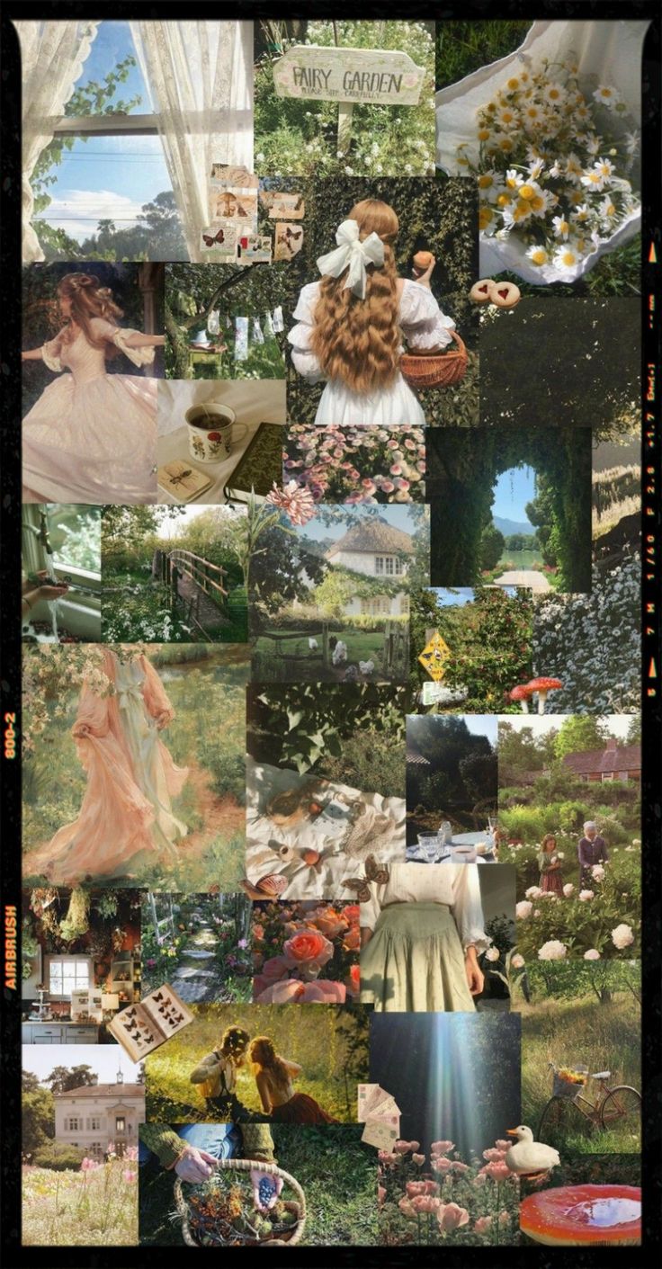 736x1411 Collage | Aesthetic desktop wallpaper, Cottage core wallpaper, Cottagecore  wallpaper