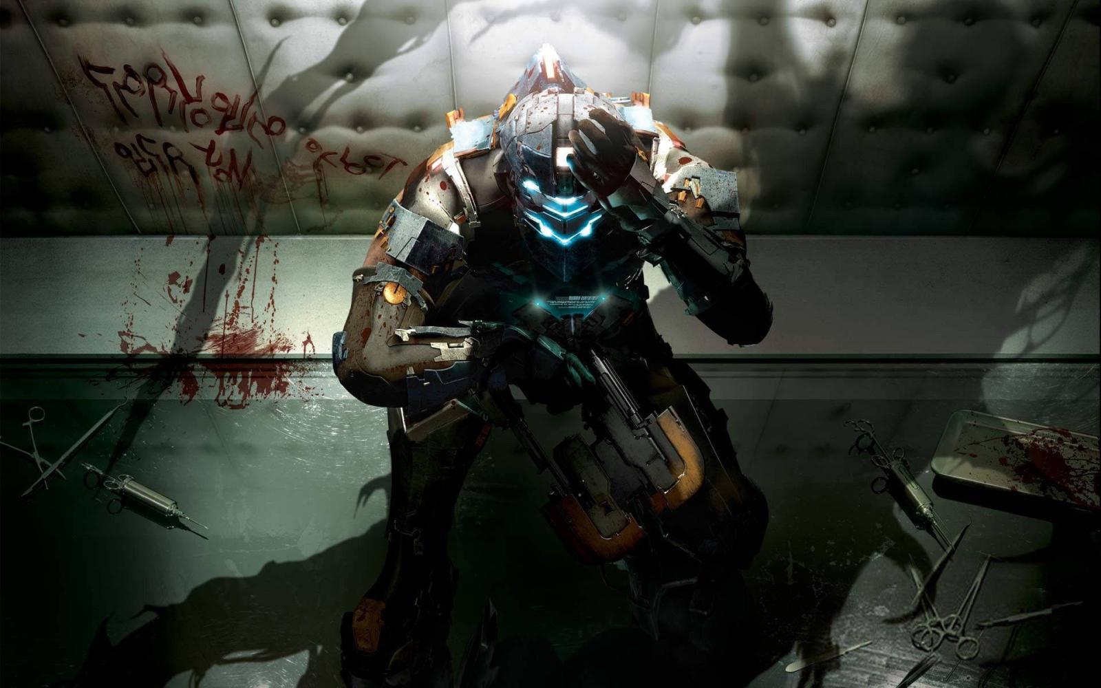 1920x1200 Download Dead Space Bloody Titan Room Wallpaper | Wallpapers.com