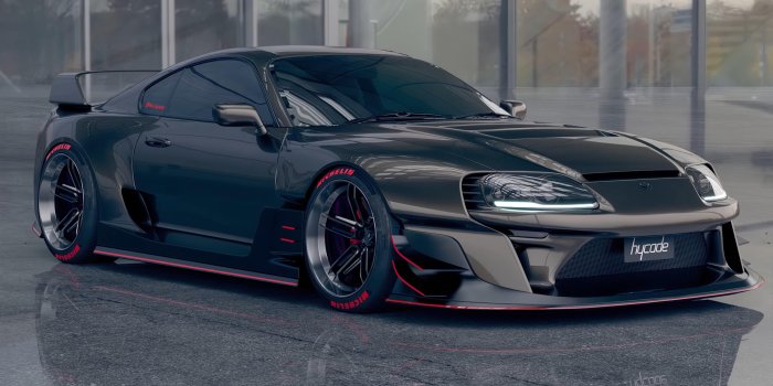 3840x2160 Modified smoked color toyota supra mk4 right side and front view 4K  wallpaper download