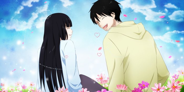 1920x1200 Kimi Ni Todoke, Kazehaya Shouta, Kuronuma Sawako, Flowers, Anime, Anime  Boys, Anime Girls, Love Wallpapers HD / Desktop and Mobile Backgrounds