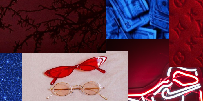 1125x2436 aesthetic wallpaper red&blue for iPhone 12 | Blue colour wallpaper,  Aesthetic iphone wallpaper, Blue wallpaper iphone