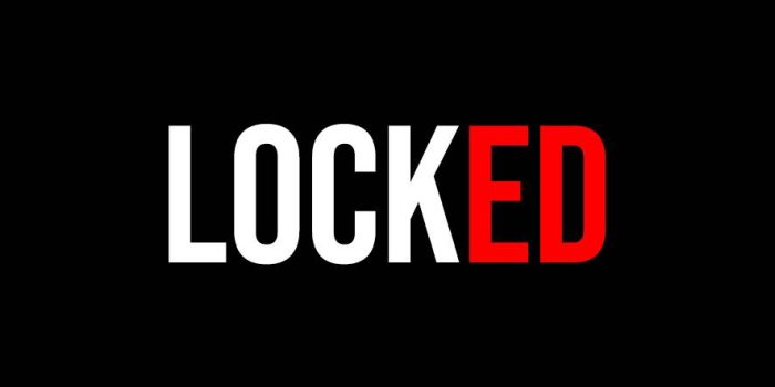 886x1920 Locked Red White Lock Screen – Wallpaper - Chill-out Wallpapers