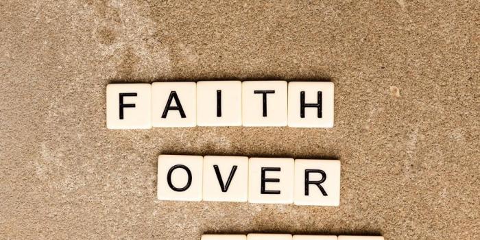 1080x2400 Faith over Fear Wallpaper
