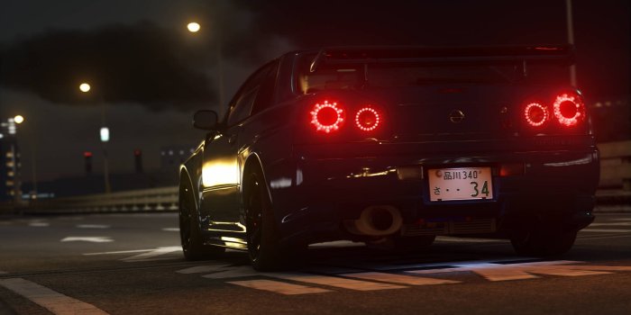1920x1080 Download Luminous Nissan Skyline Gtr R34 Wallpaper | Wallpapers.com