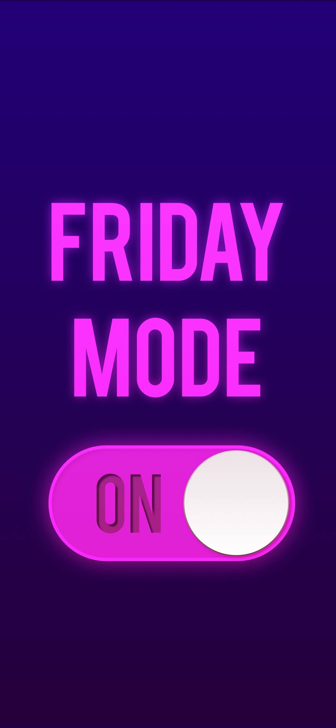 1080x2340 Friday Mode ON Wallpaper - 1080x2340