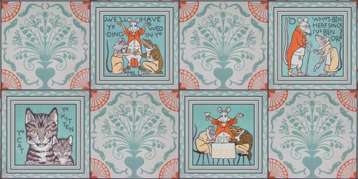 1000x994 Vintage Wallpaper | Children's Collection | Bradbury & Bradbury