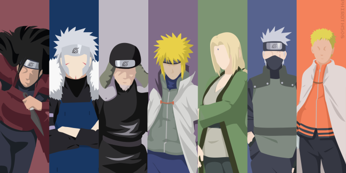 1920x1080 Made a Hokage Minimalist wallpaper (da: sephiroth508) : r/Naruto