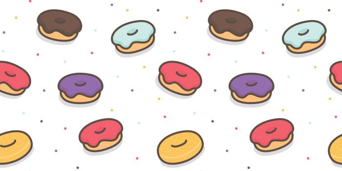 1920x1920 colorful donuts sprinkled with sugar seamless pattern Gift Wrap wallpaper  background kawaii doodle flat cartoon vector illustration 10566478 Vector  Art at Vecteezy