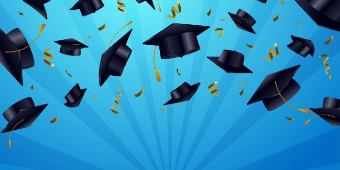 5000x3200 Graduation Cap Background Vector Art, Icons, and Graphics for Free Download