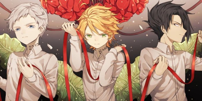 1152x864 The Promised Neverland | Emma | Norman | Ray HD wallpaper download