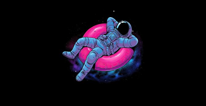 670x344 Wallpaper swimming, dream, astronaut, dark desktop wallpaper, hd image,  picture, background, 245d47 | wallpapersmug