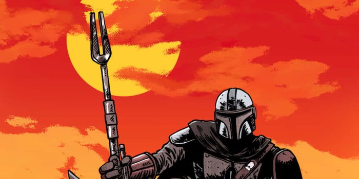 1040x1920 Download Digital Art Of The Mandalorian Iphone Wallpaper | Wallpapers.com