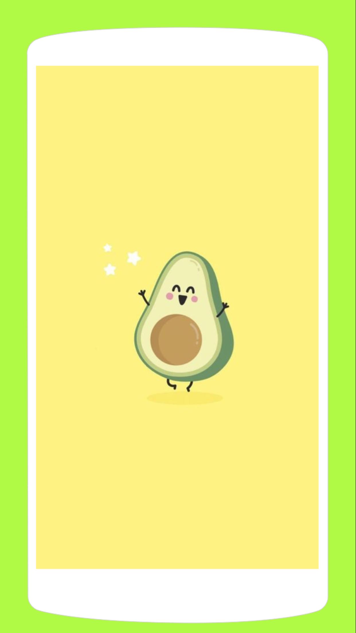 1242x2208 Cute Avocado Wallpaper APK for Android Download