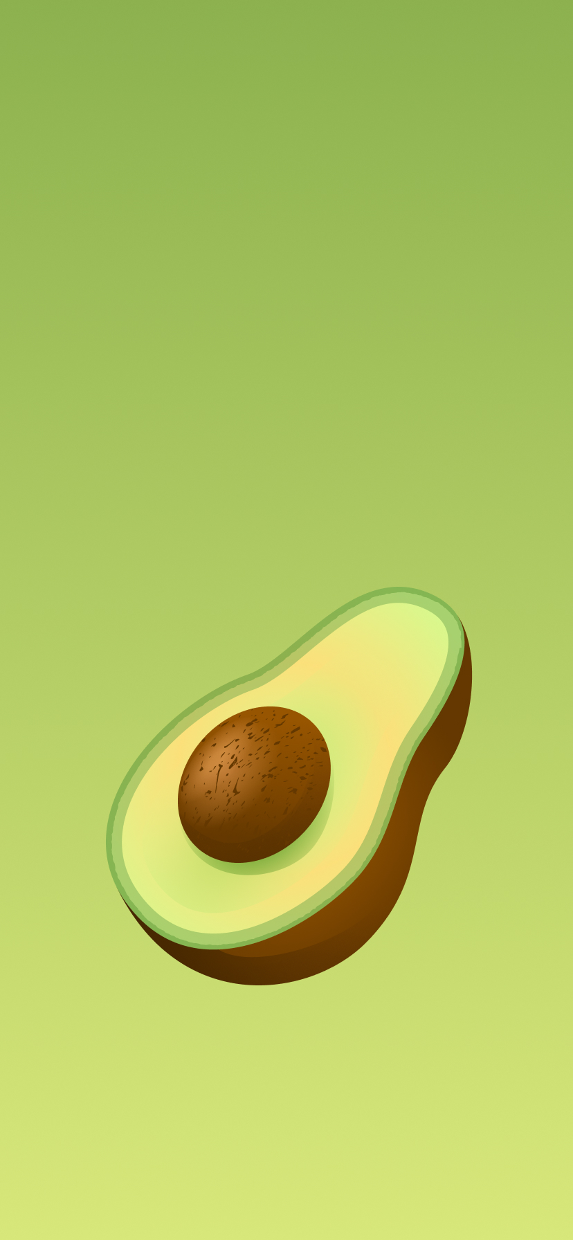 828x1792 Avocado Emoji Wallpaper | Wallaland